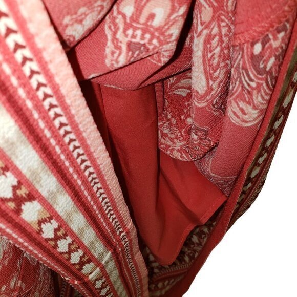 Vince‎ Camuto Womens Midi Dress  Size 16 Floral Pre-Owned - Picture 7 of 12